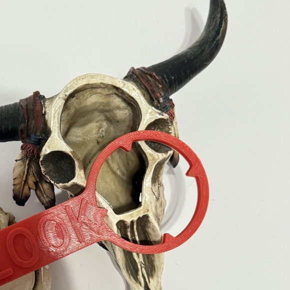 Cow Steer Bull Skull Stash Box Trinket Box Western Indian Decor Figurine * - Picture 8 of 9